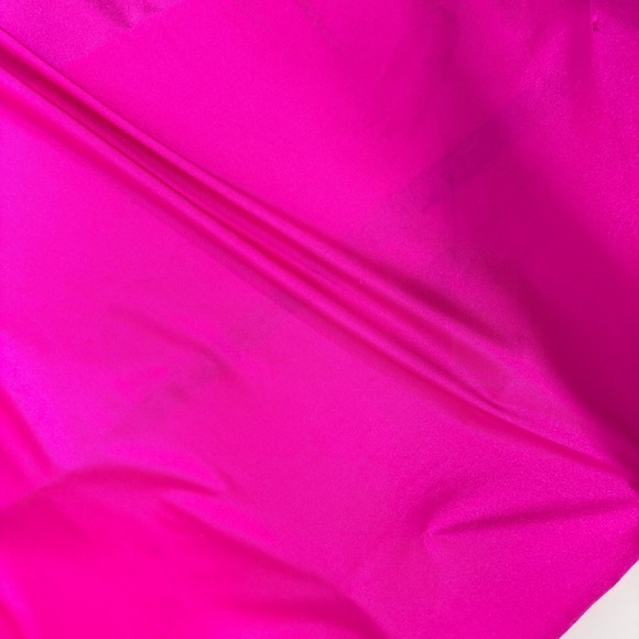 Terani Couture 231P0074 Fuchsia Pink Feather Trim Long Sleeve Gown Dress 6 - Picture 12 of 16